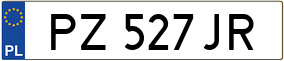 Truck License Plate